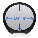 Probeautify Fogless Shower Mirror for Shaving - Strong Suction Cup, Razor Holder &amp; 360 Degree Rotation Shower Shaving Mirror - Fog Free Mirror for Shower &amp; Shaving Mirror - Men &amp; Women (Black)