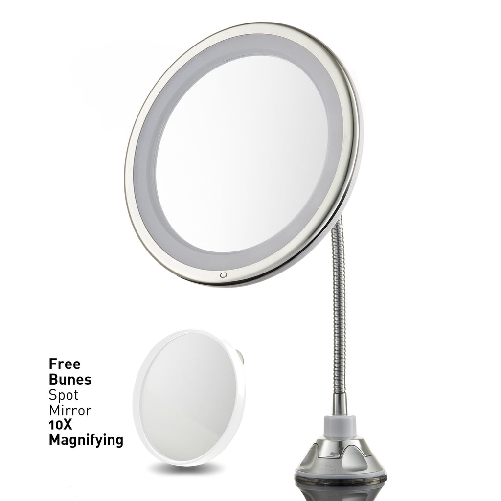 Magnifying Mirror, Gooseneck Flexible Mirror For Home 