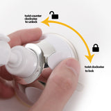 Probeautify 3X Magnifying, Fogless Shower Mirror with Razor Hook | Powerful Locking Suction Cup | 360 Degree Rotating