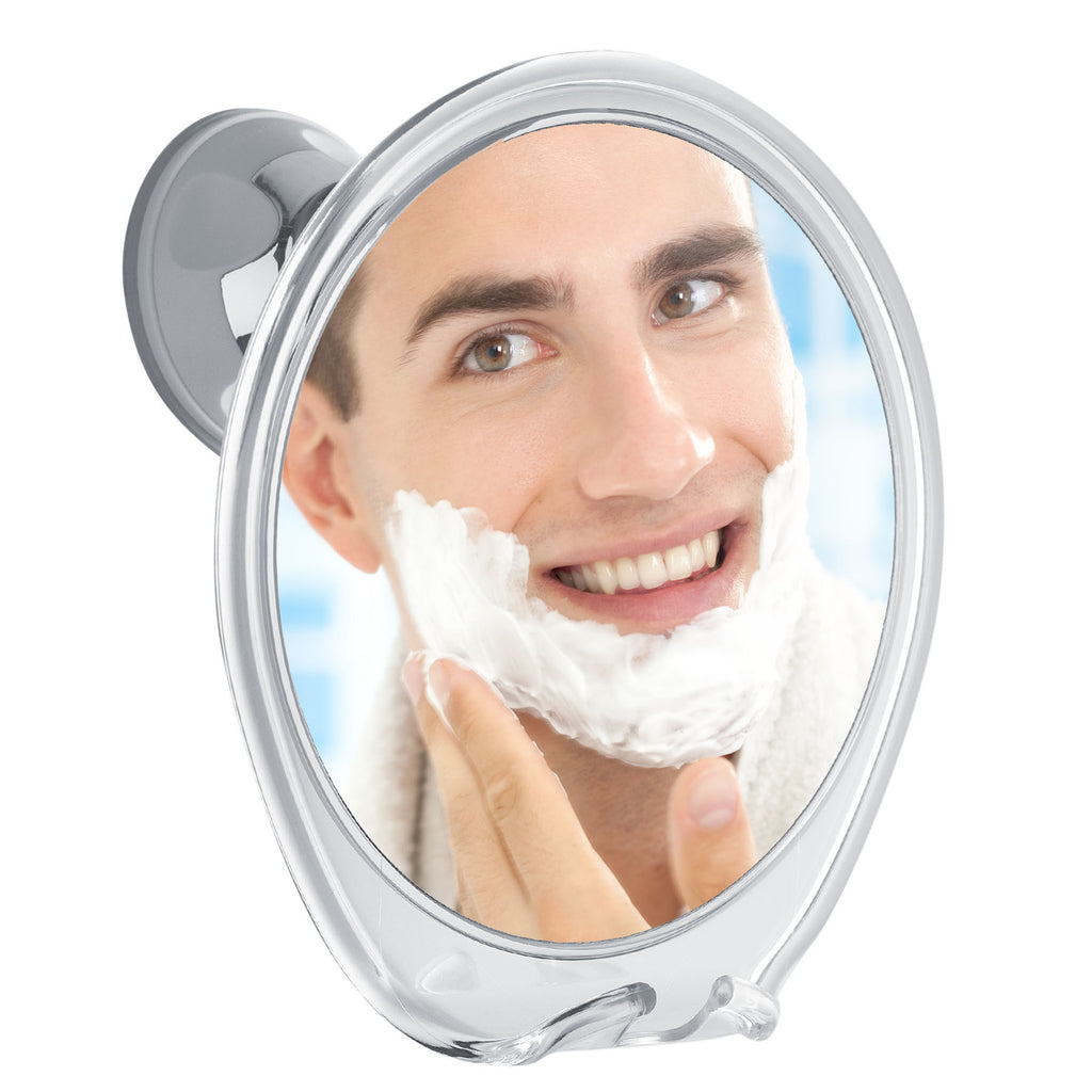 Probeautify 5X Magnifying, Fogless Shower Mirror with Razor Hook | Powerful Locking Suction Cup | 360 Degree Rotating